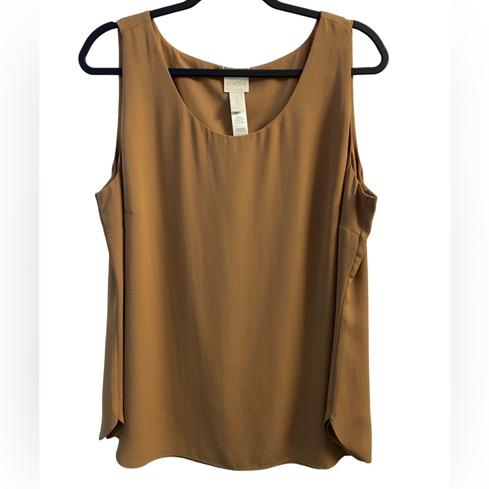 Chico's Loose Tank In Tan Size Large/2